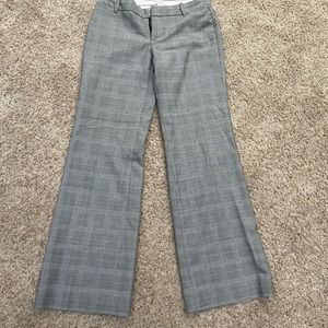 Banana Republic straight leg Ryan trousers pants size 4 plaid